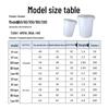 50L Thickened PP Plastic Water Storage Buckets (5-Pack)