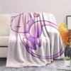 mew pattern Flannel Blanket, High quality Comfortable for All Seasons, Home Decor, Warmth and Comfort, Perfect for Gifts.