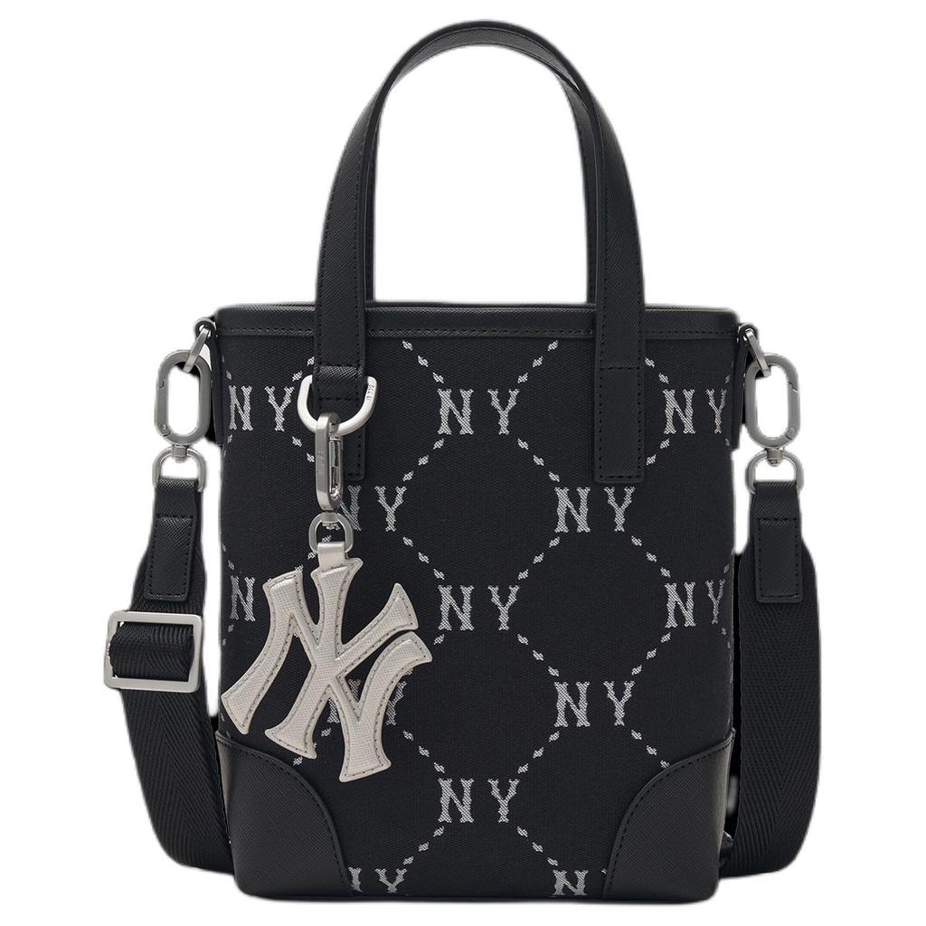 New MLB Artificial Leather Shoulder Bag, Crossbody Bag, Handbag Clutch, Student Backpack Unisex Black 3ACRS054N-50BKS