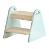 Табурет-лестница Market для детей Варианты цвета Tina Ширина 30 x Глубина x Высота 30 см Голубой серый Натуральное дерево 32,5 ILS-3429CGY