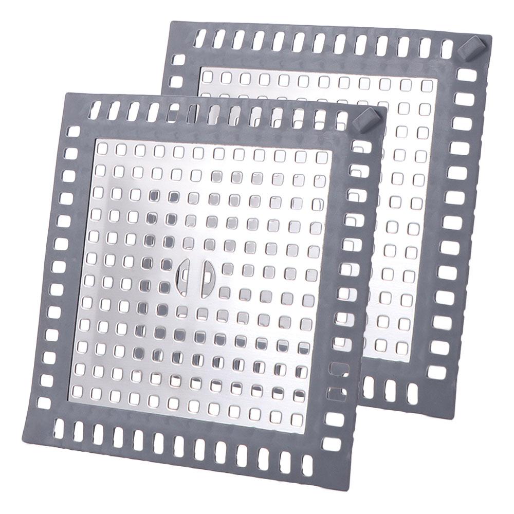 Multi Purpose Bathtub Drain Cover Square Anti-blocking Strainer Shower Drain Strainers Kitchen