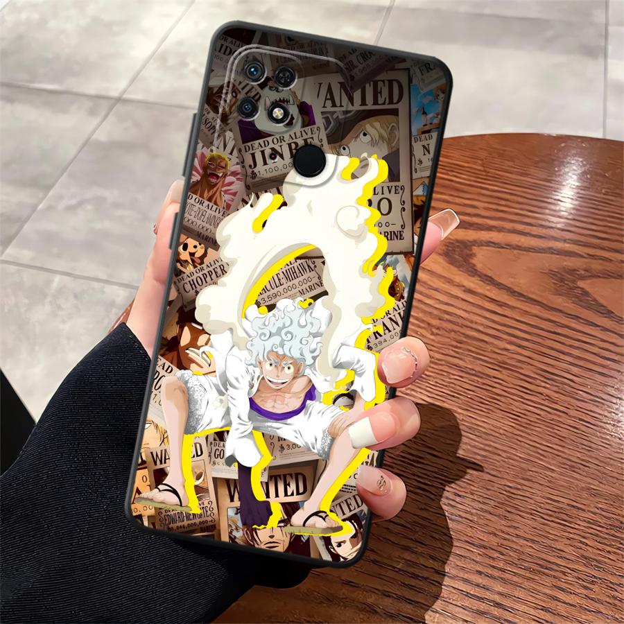 Черный Мягкий Чехол для Телефона для Xiaomi Redmi A4 9 A1 A2 Plus 13C 10 K40 K80 Pro A3 12C 14C A5 Аниме One Piece Луффи