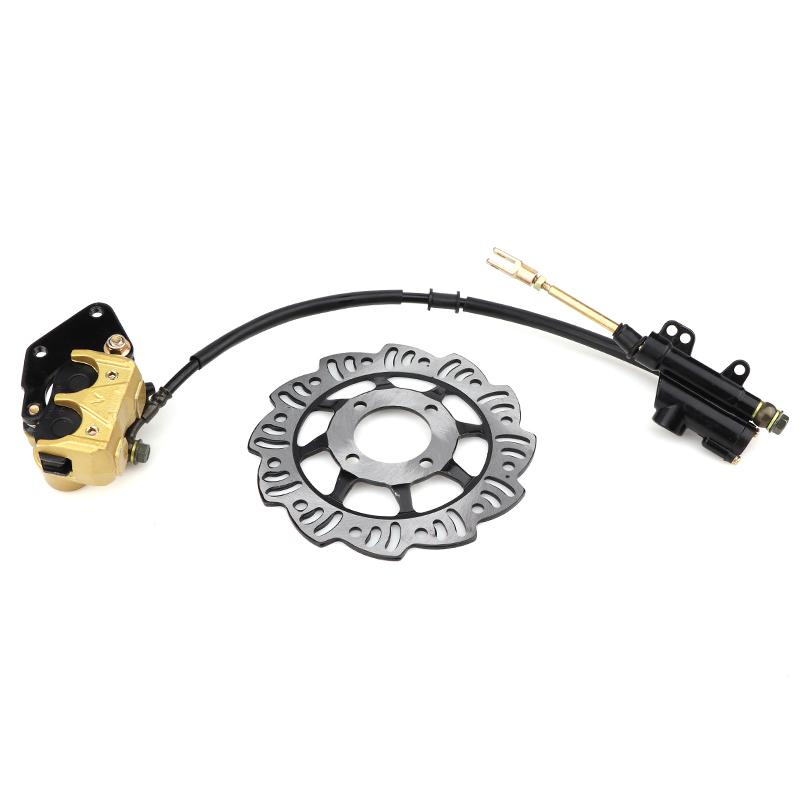 Motorcycle Front /Rear Hydraulic Disc Brake Kit For Most 50cc-125cc Motocross Pit Dirt Bike BBR TTR CRF 50 XR Apollo Motorbike