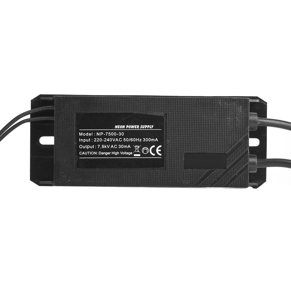 7.5KV 30mA NP-7500-30 Neon Light Electronic Transformer Neon Sign Power Supply