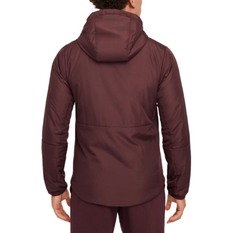Nike Безлимитная стеганая куртка мужская бордовая FB7545-652