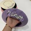 Women Winter Beret Soft Wool With Luxury Decoration Fashion Keep Warm Hat Beret For Girls