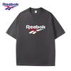 Reebok Летние женские футболки 2026 года, новый дизайн, высокое качество, хлопок, круглый вырез
