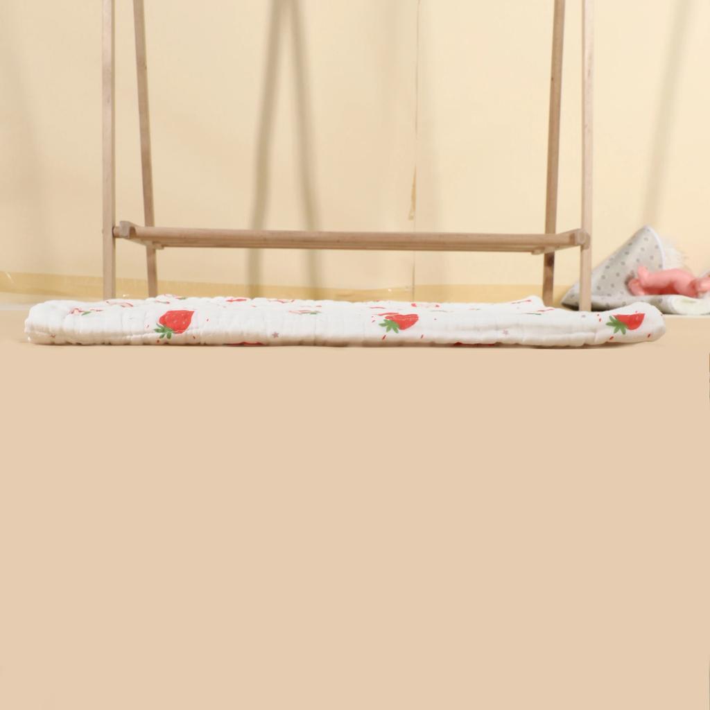 Экологическое дышащее хлопково-марлевое одеяло для новорожденных с принтом, муслиновое пеленальное одеяло, 6 слоев, детское банное полотенце