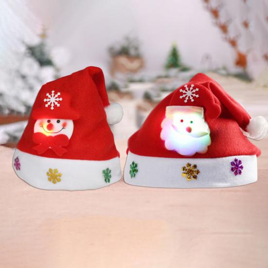 Рождественская шляпа Фестиваль тонкой работы Одевание Мягкая рождественская шляпа с подсветкой для взрослых в виде лося для вечеринки