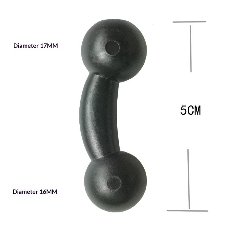 Adjustable Long Arm Dual Ball Head Extension for Car Phone Mount Universal Holder Rod Accessory for Dashboard Versatile Positioning