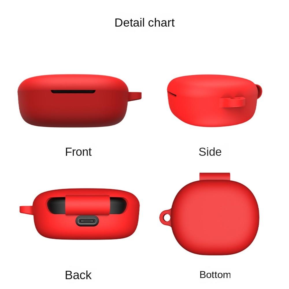 Чехол для наушников с защитой от падения, силиконовый защитный рукав, портативный защитный чехол для Redmi Buds 4 Lite