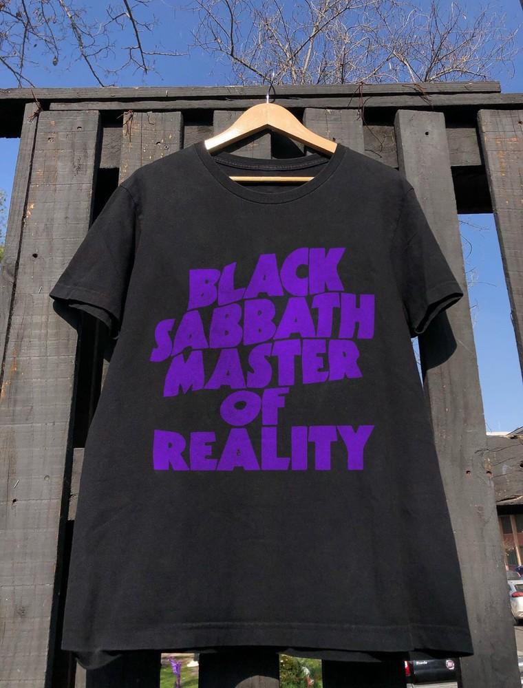 Редкая футболка Black Sabbath Master Of Reality, унисекс, черная, размеры S-5XL