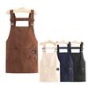 Waterproof Working Clothes Oil-proof Coffee Shop Bibs New Cooking Apron  for Women Men