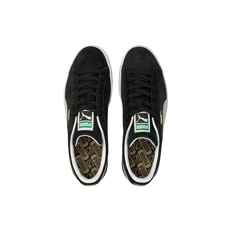 Puma Замшевые Классические XXI Унисекс Puma Black Puma White Низкие Повседневные Кроссовки 374915-01