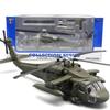 1/64 UH-60 Hawk Utility Helicopter Alloy Airplane Model Simulation Metal Flying Model Toy Sound and Light Kids Gift