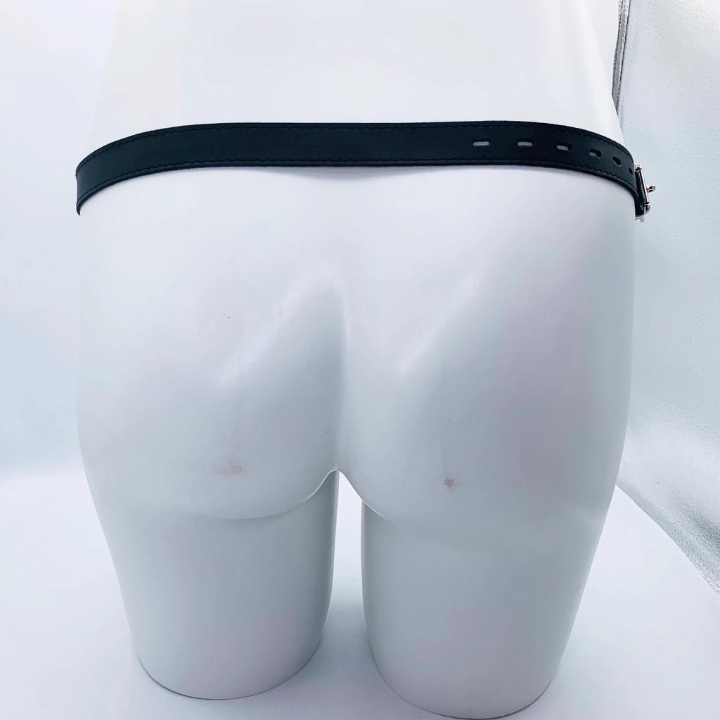 Male Chastity Cage Anti-Off Device PU Leather Auxiliary Belt Adjustable Rope Cock Cage Chastity Lock Accessories Adults Sex Toys