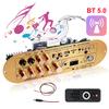 Плата аудиоусилителя Поддержка AUX/USB/FM/TF-карты/MIC Сабвуфер Усилитель Плата усилителя мощности для домашнего караоке