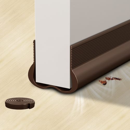 Syntelusa Door Bottom Gap Tape, Fills Gaps Under Doors, Soundproofing Tape, Draft Prevention Tape, Prevents Drafts, Reduces Noise, Soundproofs, Insect