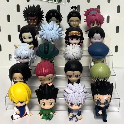 Набор 6 см 6 шт. Аниме Hunter X Hunter Гон·Фриксс Киллуа Золдик Курапика Экшн-фигурки Мини Модель Кукла Автоаксессуары Игрушка Подарок
