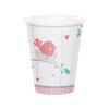 Hello Baby Girl Paper Birds Baby Shower Party Cup (Pack of 8)