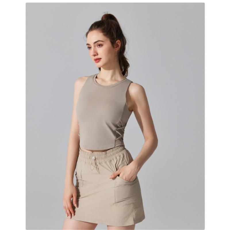 Women's Sports Sleeveless Top with Bra Pads