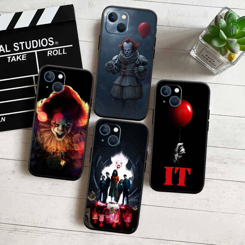 MH72 Чехол-накладка с рисунком клоуна для Redmi Note 12 12S 12C 13 13C 13R 14 14S 14R 14C Pro Max Plus A3 A3X A4 A5 11A 13X