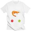 T Shirt  Short-Sleeve Funny Shrimp Meme T-shirt Streetwear Tee Tops for  Tshirt Women Clothing