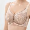 Sexy Lace Underwear for Women, Memory Wire Gathered Upper Breast Collection Bra Rabbit Ears Crystal Cup Breathable Bra