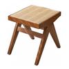Erinotto Wooden Stool with Rattan Step Seats or 3 Suitable for Living Rooms and Easy To Multifunctional for Home Use Weave, Footstool, Japanese-Style