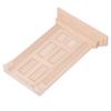 1:12 Dollhouse Miniature Wooden Door Panel 6 Grid Door Frame Unpainted Furniture Doll House
