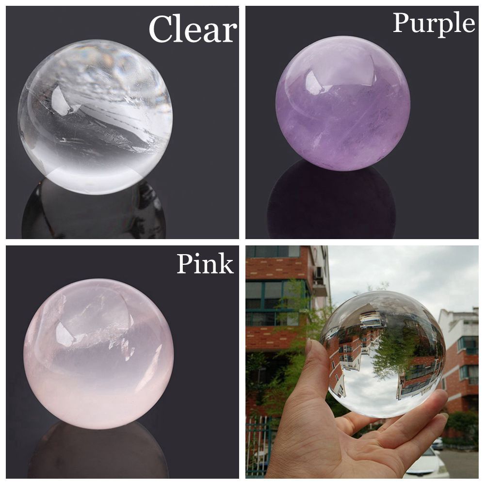 Natural Fluorite Gift Sphere Healing Gemstone Crystal Ball Quartz Stone