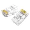 RJ45 Cat 6 Plug Ugreen 50961, 10-Pack (Transparent)