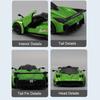 1:32 Pagani Huayra R 911 GT3 Модель автомобиля Игрушка Металлический кузов Резиновые шины Модели суперкаров Инерционный механизм Звук Свет Детские коллекционные подарки
