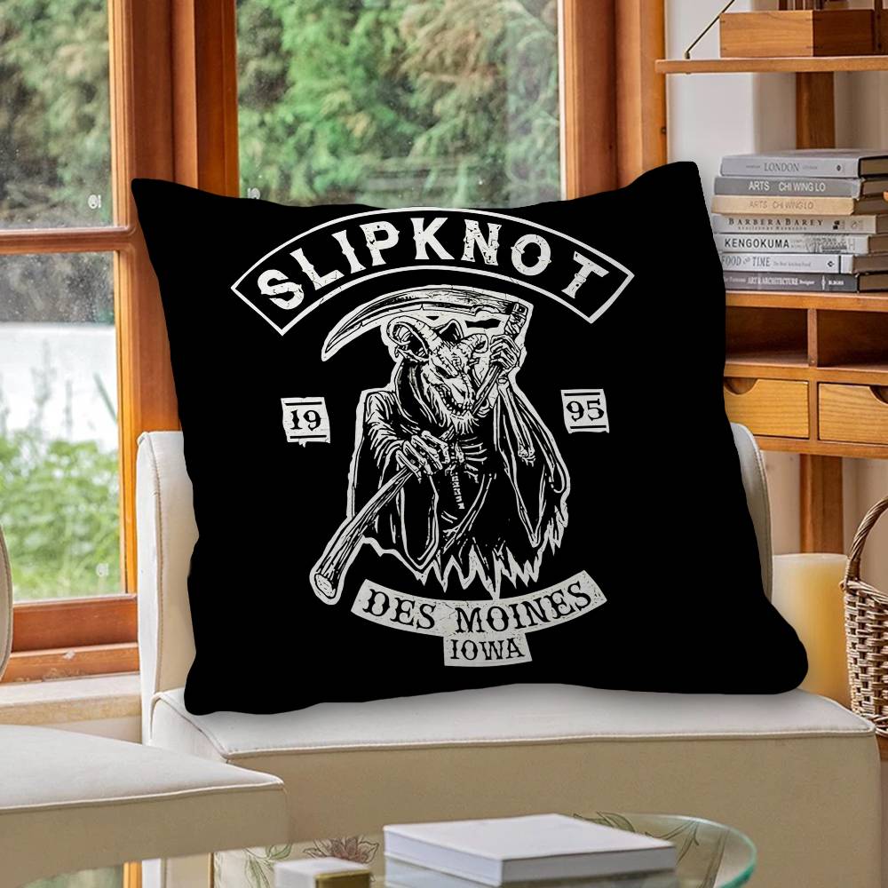 S-Slipknots Heavy Metal Band Pillow Gifts Home Office Furnishings Bedroom Sofa Car Cushion Cover Case 45X45Cm