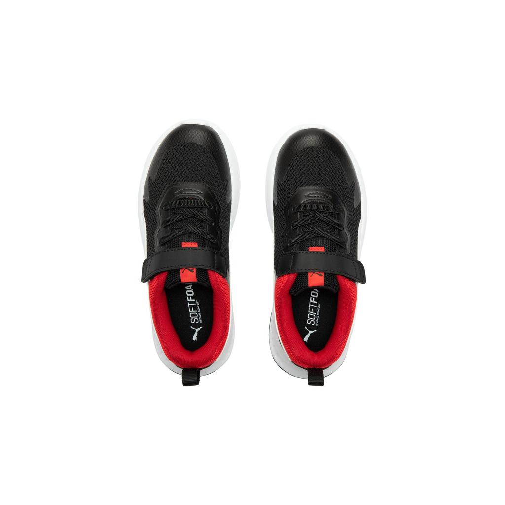 Puma Flex Essential Run Mesh Comfortable Training Sprint Racing Durable Breathable Lightweight Shock Absorption Low Top Kids Running Shoes 386239-01