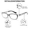 6pcs Reading Glasses Women Printed Reading Glasses Anti Blue Light Eyeglasses Unisex Red Glasses Men