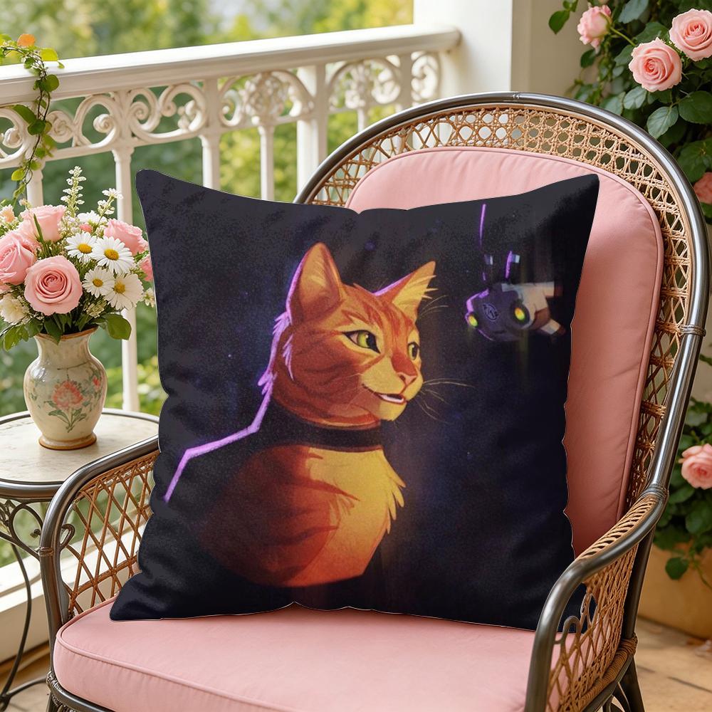Game SStray Cushion Cover Soft Plush Throw Pillow Cover DoubleSided Decorative Cushion Case Sofa Bedroom Home Decor