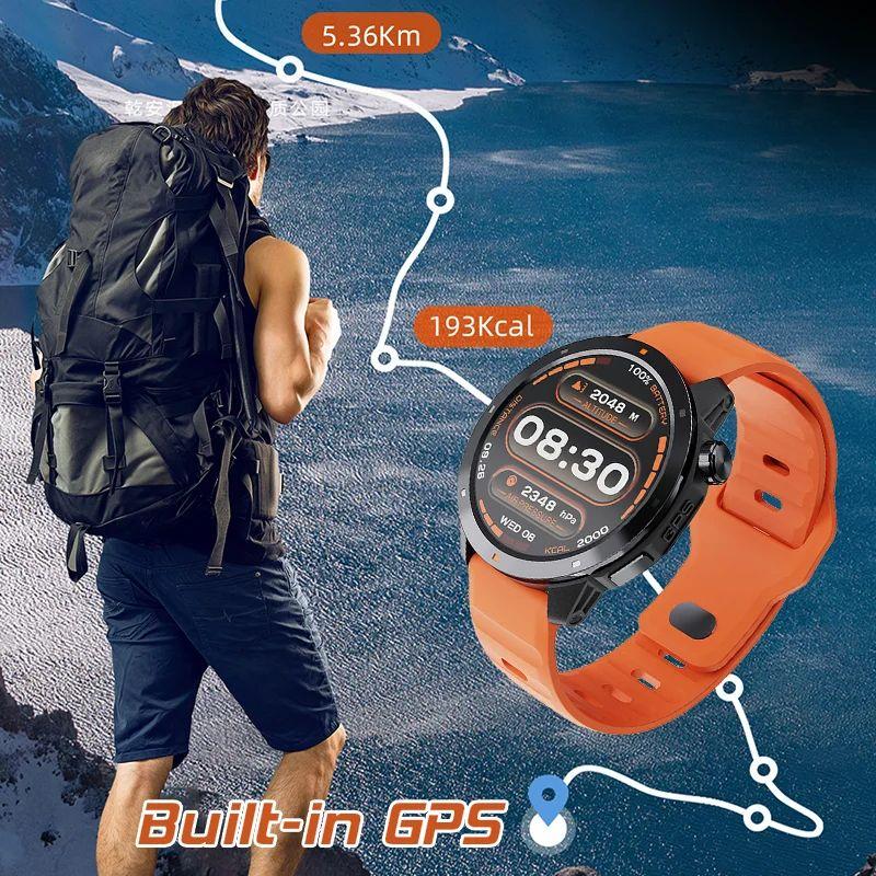 NORTH EDGE X-TREK 2 GPS Отслеживание маршрутов Спортивные смарт-часы 1.43 Amoled экран 3ATM Водонепроницаемые часы Bluetooth Вызов Высота Компас