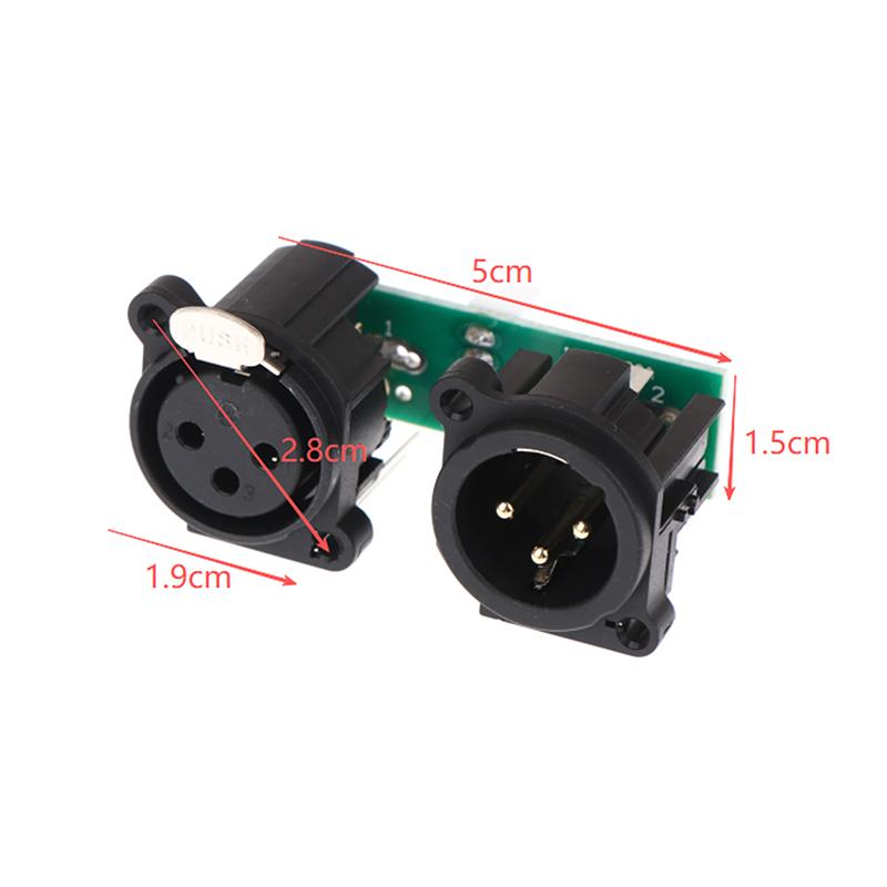 Stage Beam Lighting Device Accessories Three Core Xlr Socket With Signal Board /Xlr Socket With The Pcb Pannel