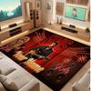 Elvis Presley Personalized Crystal Velvet Carpet, Customized Name Text Soft Anti‑Slip Rug for Living Room Bedroom