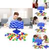 Colorful Stacking Balance Board For Family Fun Dual Player Educational Toy For Children