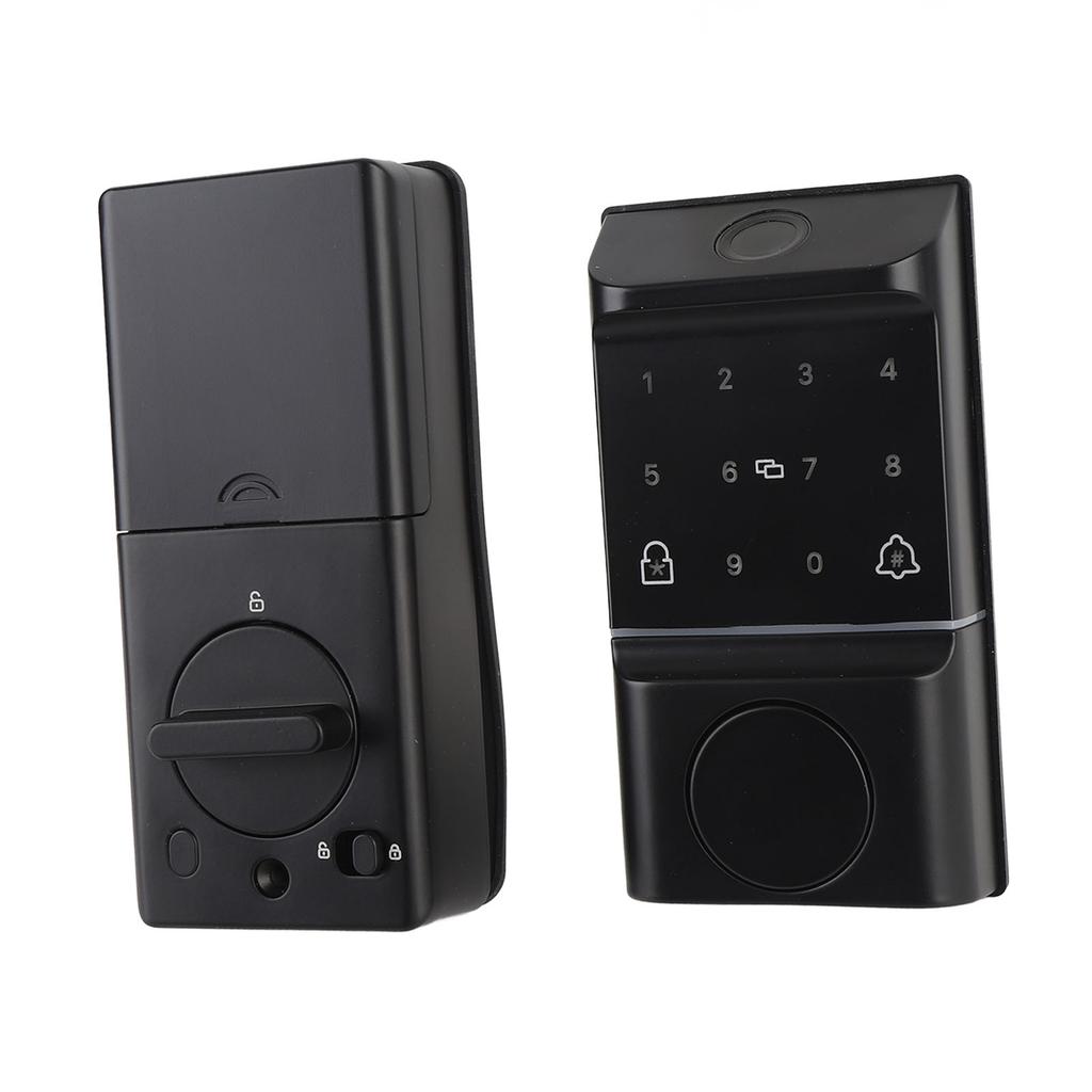 Умный дверной замок с отпечатком пальца, полупроводниковое распознавание виртуального пароля, 5 способов разблокировки, простота в использовании