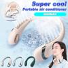 Portable Hanging Neck Fan 5000mAh USB Rechargeable Bladeless Mute Sports Fans Summer Outdoor Air Cooling Wearable Neckband Fan