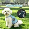 Breathable Mesh Dog Cooling Vest Reflective Summer Dog T-shirt  Heatstroke Prevention