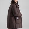 Fashion Woman Long Parkas Winter Coat Plus Size Loose Thick Warm Outerwears Elegant Women's Jackets