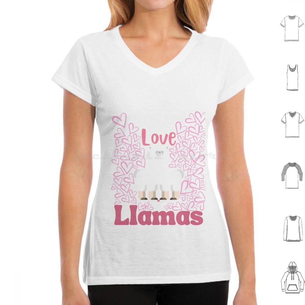Llama Valentine Puns T Shirt Big Size 100% Cotton Cute Llama Valentine Puns Llama Valentine Puns Love Cool Llama Valentine Puns