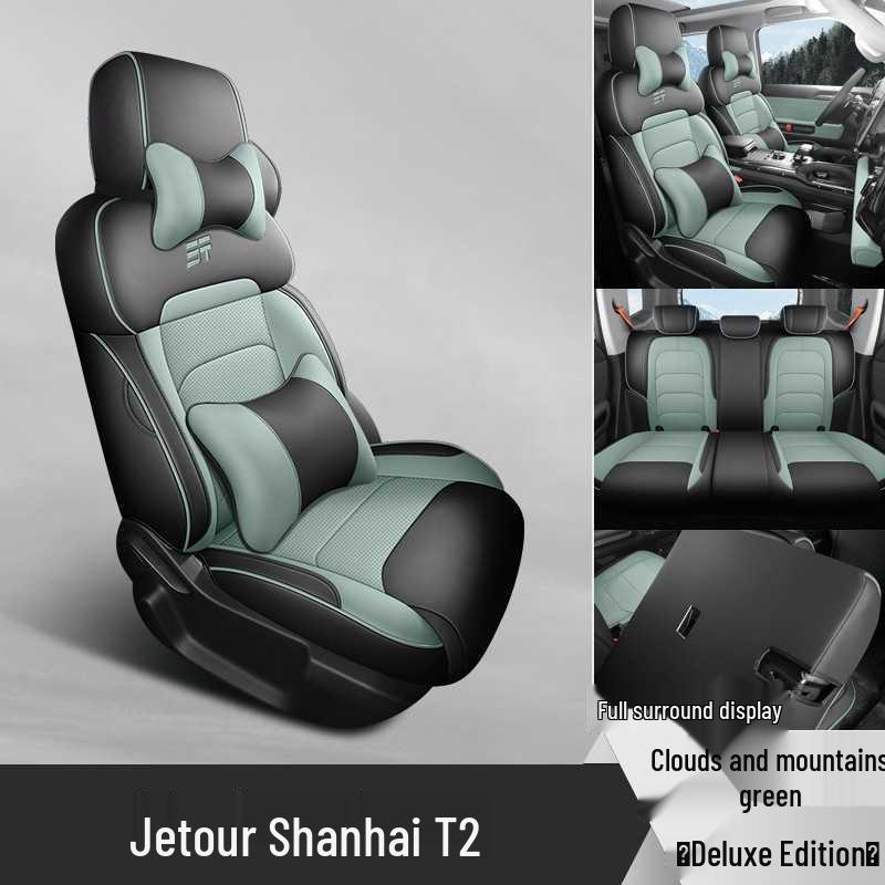 26-Model ShanHai T2 Perforated Leather Car Seat Cushion, All-Season Fit