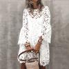 Women's Summer Lace Hollow Temperament Casual Dresses