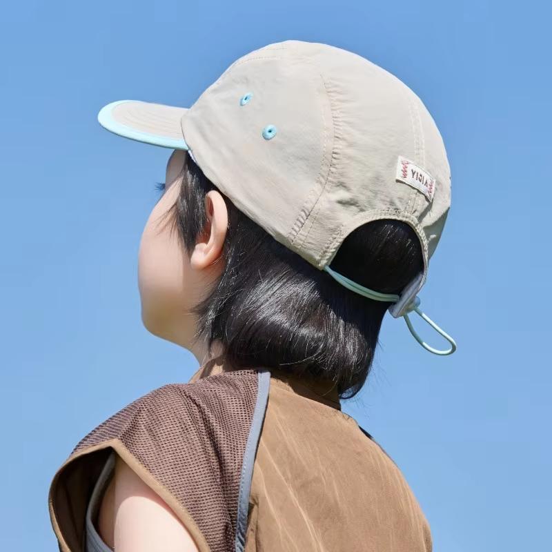 Летняя детская быстросохнущая бейсболка с корейскими буквами, тонкие дышащие кепки с козырьком для детей, мальчиков, девочек, уличные солнцезащитные шляпы