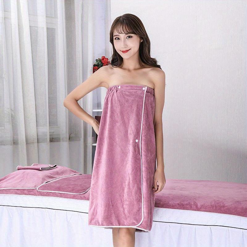 Non-shedding, Absorbent and Soft, Beauty Salon Special Bath Skirt for Women To Wear, Tube Top Skirt, Bath Towel, Steaming Suit